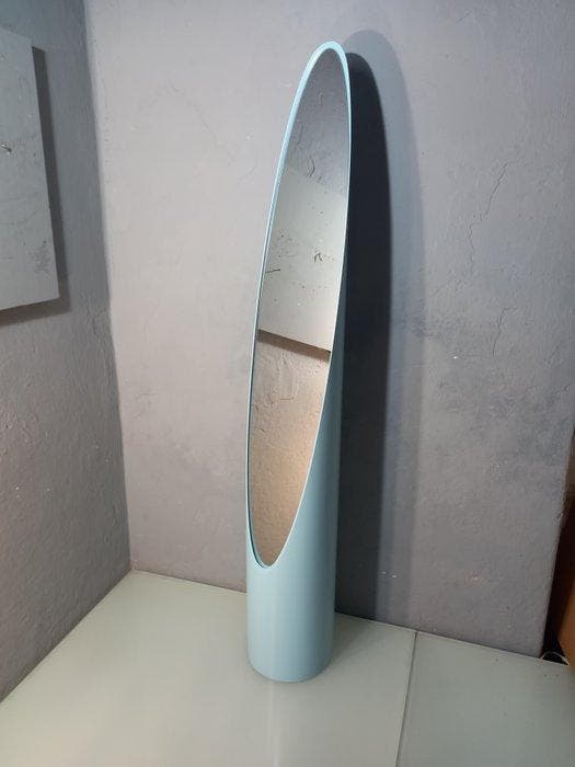 Vloerspiegel- Lipstick - Hout, pvc, Antiquités & Art, Antiquités | Meubles | Chaises & Canapés