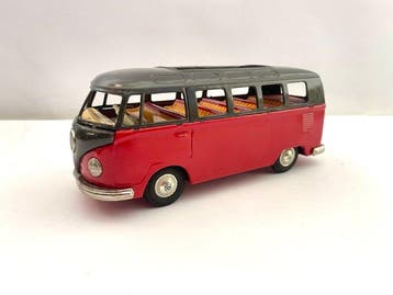 Bandai - Blikken speelgoedauto - VW Samba Bus - 1950-1960 -