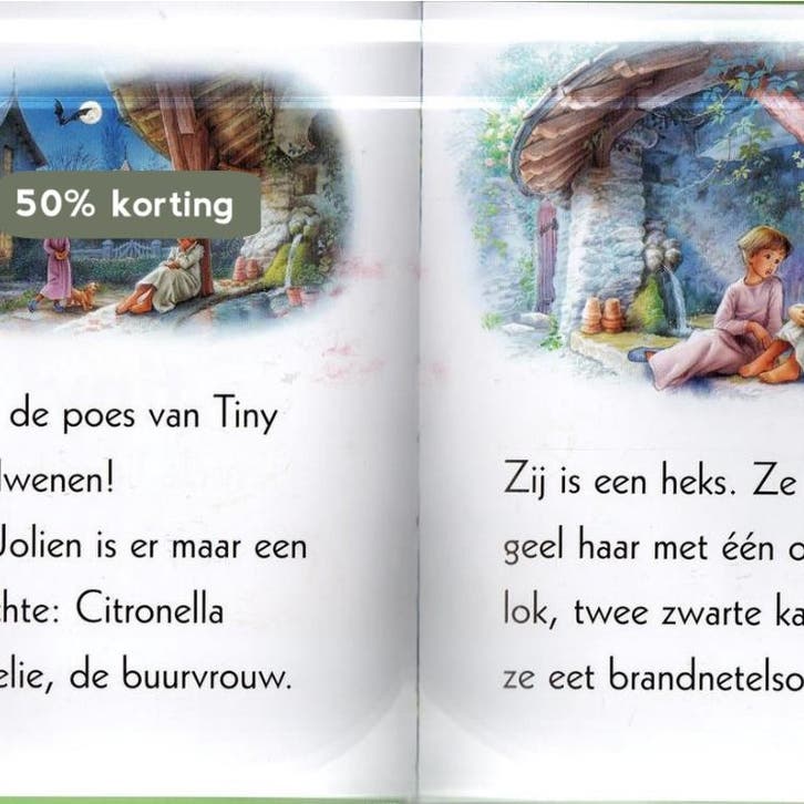 Tiny en de lieve heks / Ik leer lezen met Tiny / 9 G. HAAG, Boeken, Kinderboeken | Kleuters, Zo goed als nieuw, Verzenden
