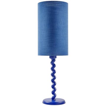 Polspotten Soft Gloss Lampenkap Blauw M - Lampenkappen -, Huis en Inrichting, Lampen | Lampenkappen, Verzenden, Zo goed als nieuw