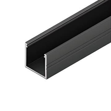 LED Strip Profiel - smart - zwart - voor strips tot 16mm -, Verzenden