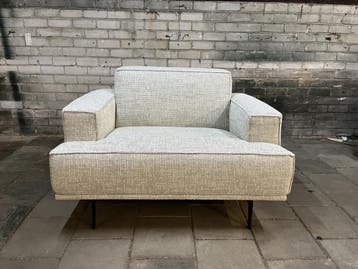 Cartel Living Naso - Tweezitsbank - Fauteuil - Ongebruikt, Huis en Inrichting, Verzenden, Zo goed als nieuw, Stof, 75 tot 100 cm