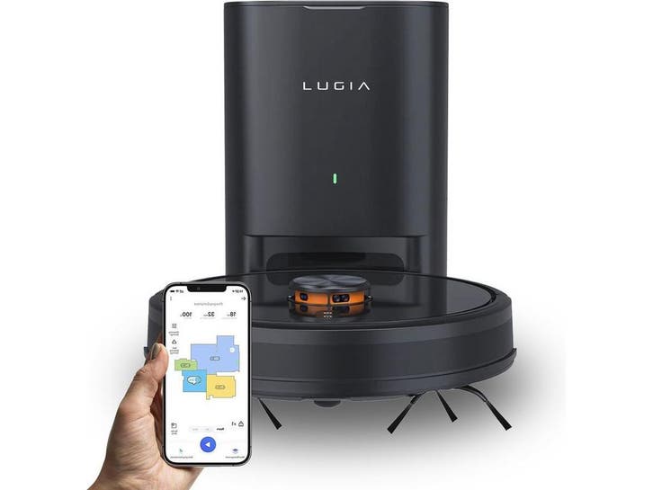 Lugia G - Robotstofzuiger 6500pa - Dweilfunctie - Zwart, Electroménager, Aspirateurs, Envoi