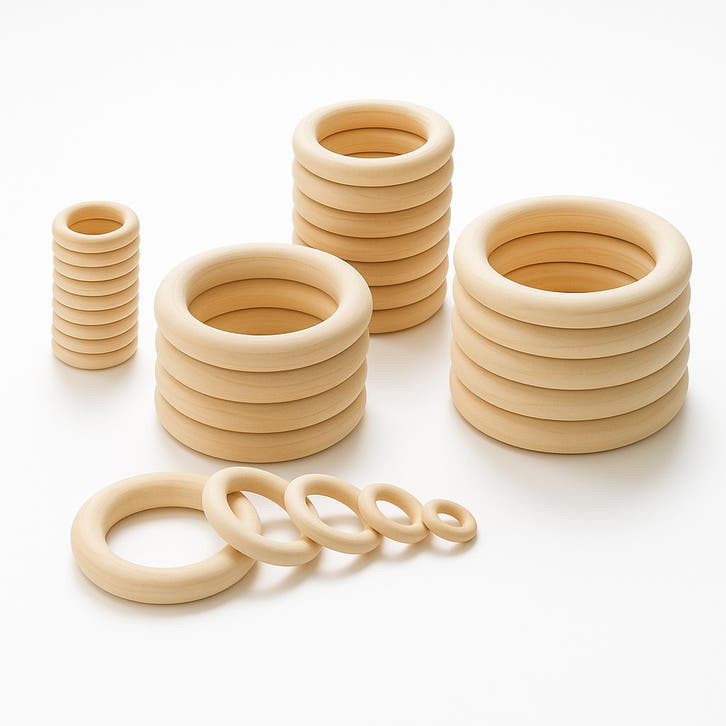 Houten ring voor knutselen (60 mm), Bricolage & Construction, Outillage | Autres Machines, Envoi