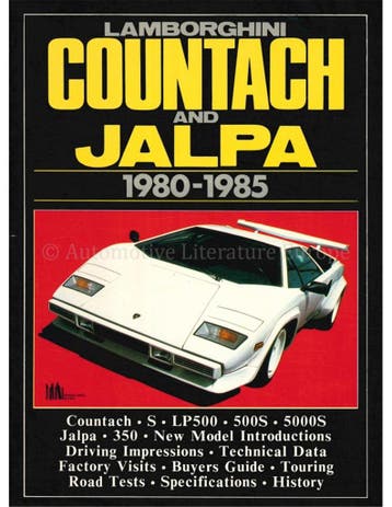 LAMBORGHINI COUNTACH AND JALPA 1980 - 1985 ( BROOKLANDS)