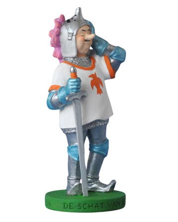 Suske en Wiske Beeldje Lambik De Schat van Beersel 17 cm, Ophalen of Verzenden
