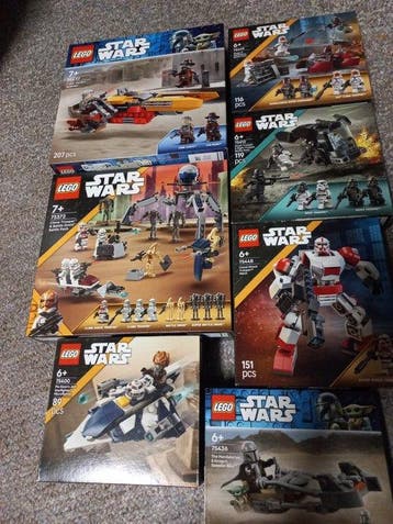 Lego Set - Star Wars - Star Wars 75437 , 75449 , 75412 ,