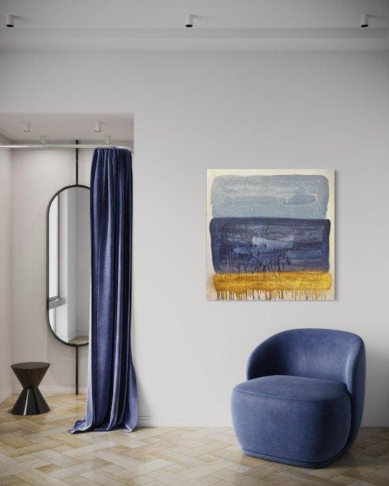 COBER - Bolonia - Textures No. 2, Antiquités & Art, Art | Peinture | Moderne