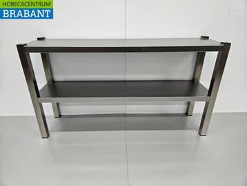 RVS HCB Dubbele Etagère Brug Premium-line 120 cm Horeca, Ophalen of Verzenden