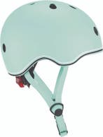 Globber Helm Go up met Lichtjes in Pastel Groen, Vélos & Vélomoteurs, Verzenden