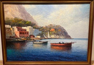Guido Odierna (1913-1991) - Marina di Capri