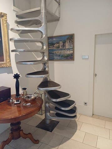 TALLON - Roger Tallon - Trapje - Aluminium, Hout