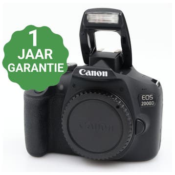 10% korting | Canon EOS 2000D body | Tweedehands, Verzenden