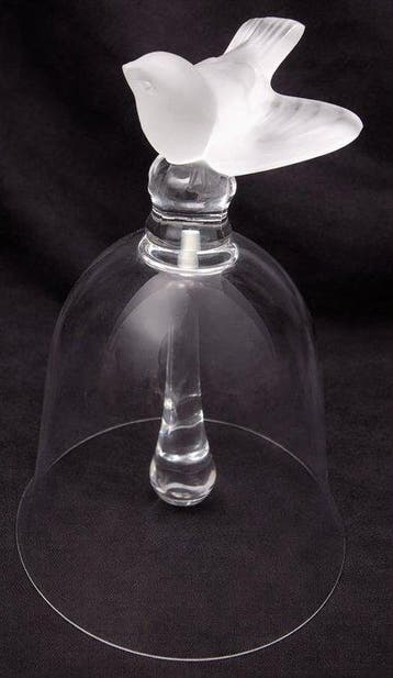 Decoratief ornament - Lalique - Frankrijk - Clochette mus, Antiquités & Art