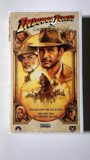 INDIANA JONES AND THE LAST CRUSADE (VHS), Cd's en Dvd's, VHS | Film, Gebruikt