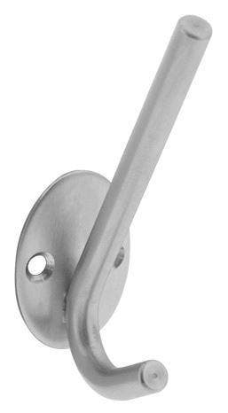 Intersteel Hoed/Jashaak ovaal rvs, Huis en Inrichting, Woonaccessoires | Kapstokken, Nieuw, Overige materialen