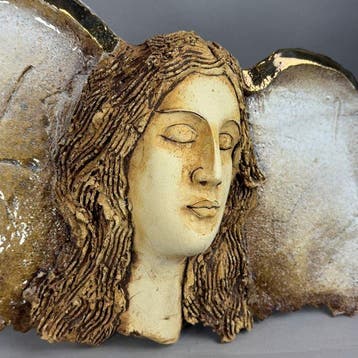 Ewa Budzowska - Angel - silent presence - decorated by 24