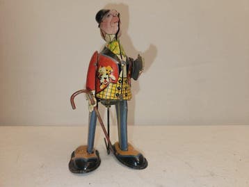 Kuramochi shoten - Jouet Clown met wandelstok - 1930-1940 -