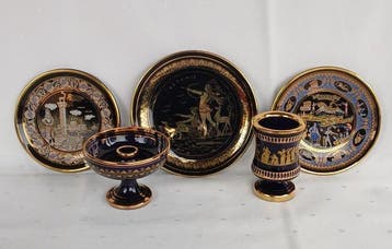 Collection thématique - carreaux en céramique et vases