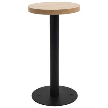 vidaXL Bistrotafel 40 cm MDF lichtbruin, Verzenden, Nieuw