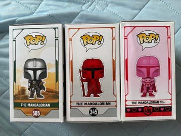 Funko - Figure - The Mandalorian Set (3) - Plastique, Antiquités & Art
