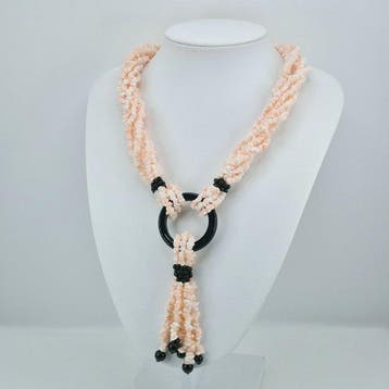 Corail - Argent - Collier - CORAIL ROSE