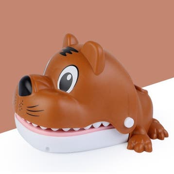 Hond met Kiespijn - Bulldog - Spel Bijtende Drankspel Krokod, Verzenden, Nieuw