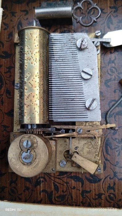 Boîte à musique - Allemagne - 1850-1900 - Carillon album, Antiquités & Art, Antiquités | Horloges