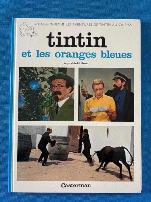 Tintin - Tintin et les oranges bleues + dédicace JP Talbot -, Livres, BD