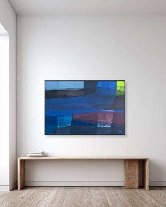 Marzon (1977) - Colorfield Nr. 136 - XXL, Antiquités & Art, Art | Peinture | Moderne