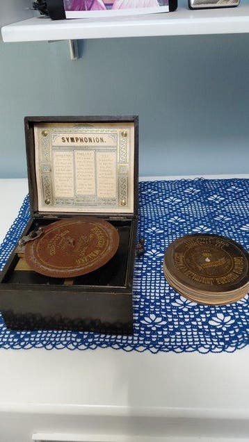 symphonion - schijfmuziekdoos - Duitsland - 1850-1900
