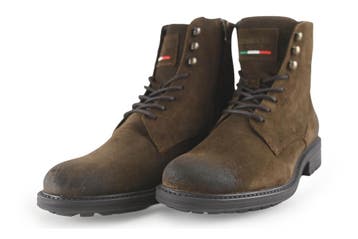 Pantofola dOro Veterboots in maat 42 Bruin, Kleding | Heren, Schoenen, Bruin, Verzenden, Boots, Zo goed als nieuw