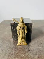 sculptuur, Vierge marie 18e - 8 cm - Brons
