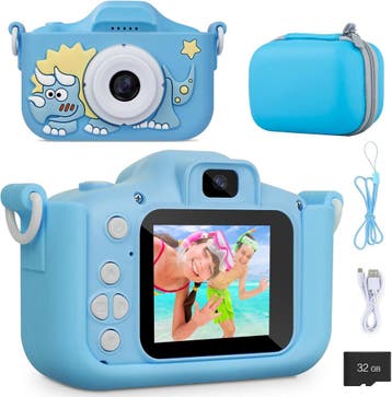 Appareil photo enfant 20MP bleu - Dispo jusqua epuisemen..., Verzenden, Nieuw