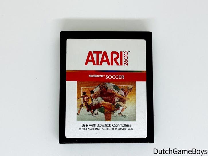 Atari 2600 - Realsports Soccer, Games en Spelcomputers, Spelcomputers | Atari, Gebruikt, Verzenden
