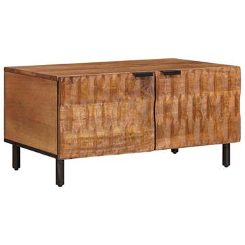 vidaXL Salontafel Bruin 80 x 50 x 40 cm Massief Mango Hout, Verzenden, Nieuw