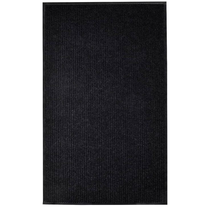 vidaXL Deurmat 117x220 cm PVC zwart, Tuin en Terras, Deurmatten, Nieuw, Verzenden