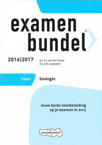 Examenbundel Havo Biologie 2016/2017, Verzenden, Nieuw