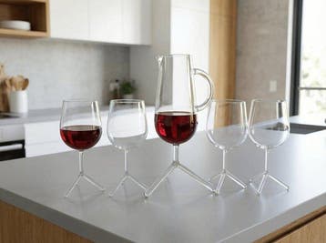 1 liter decanter - Maarten Baptist - Décanteur (5) - Louise,, Antiek en Kunst