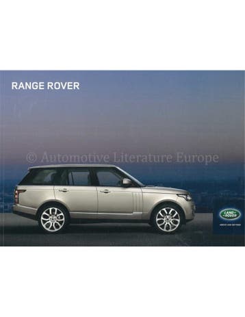 2012 RANGE ROVER BROCHURE DUITS, Nieuw