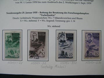 Rusland 1934 - Luchtpost Luchtschepen Vliegtuig Luchtpost, Gestempeld
