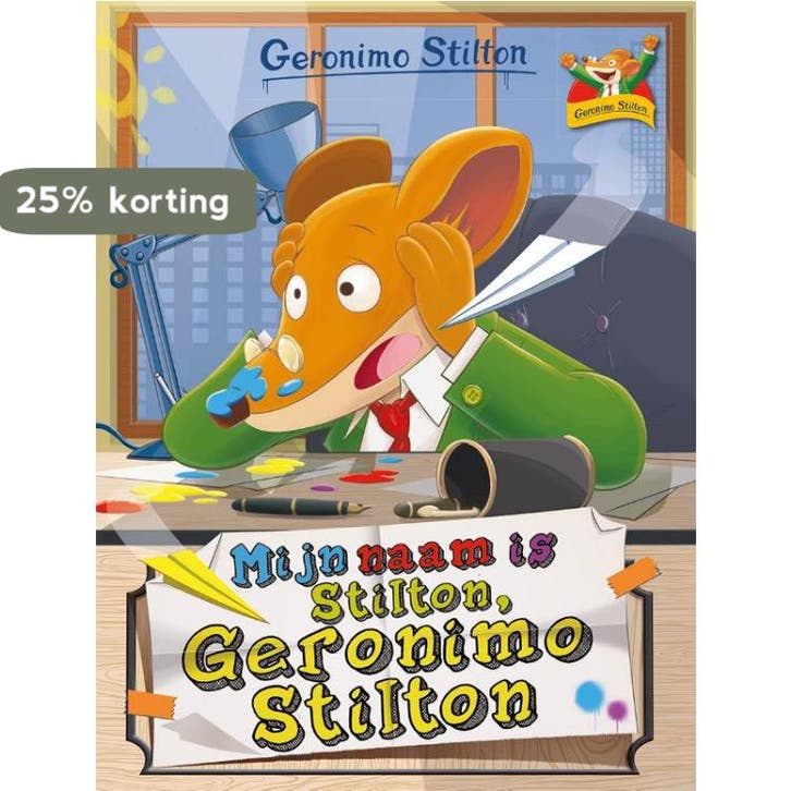 Mijn naam is Stilton, Geronimo Stilton / Geronimo Stilton /, Boeken, Kinderboeken | Jeugd | onder 10 jaar, Gelezen, Verzenden
