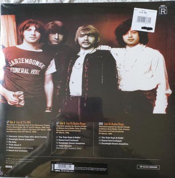The Yardbirds - Dazed And Confused - Limited edition white, CD & DVD