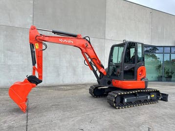 Veiling: Rupsgraafmachine Kubota KX155-5 Diesel 2017, Ophalen