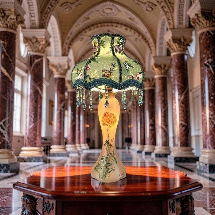 a.naudy - Lampe - Verre, Textile, Antiquités & Art, Art | Objets design