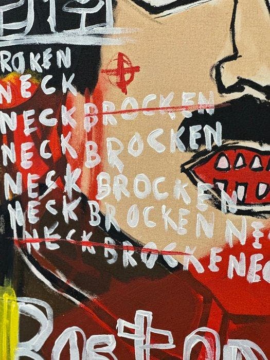 Malo - We are - like basquiat, Antiek en Kunst, Kunst | Schilderijen | Modern