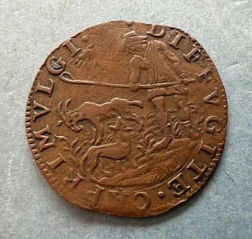 Pays-Bas espagnols. Jeton 1573 - Vrijheid van het
