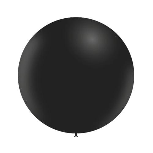 Zwarte Reuze Ballon 60cm, Hobby en Vrije tijd, Feestartikelen, Nieuw, Verzenden