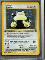 Pokémon - 1 Graded card - Snorlax Holo, Jungle #11 First
