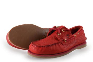Timberland Bootschoenen in maat 42 Rood, Overige kleuren, Verzenden, Timberland, Zo goed als nieuw